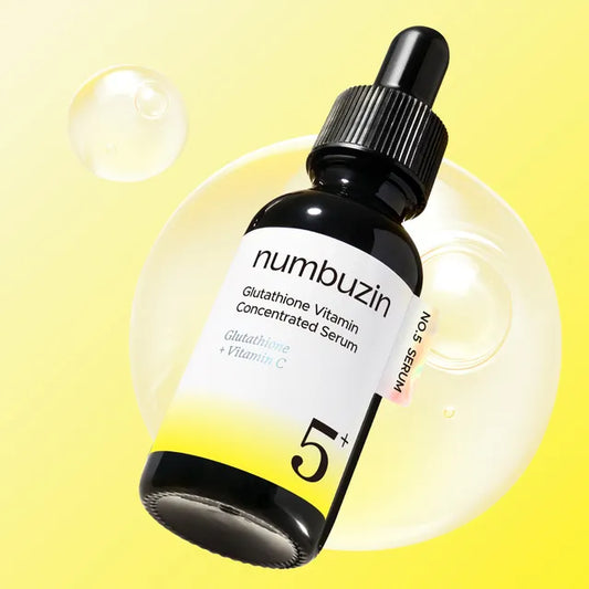 Numbuzin No.5+ გლუტათიონის და ვიტამინის კონცენტრირებული შრატი